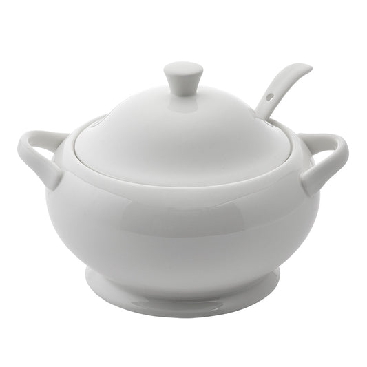 Alex Liddy Classic Soup Tureen 3L White Fine Bone China at Robins Kitchen