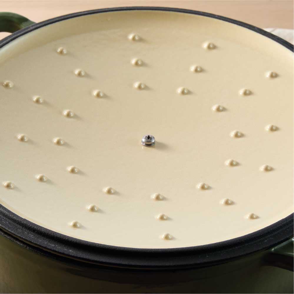 Baccarat Le Connoisseur Cast Iron Round French Oven 6.3L Sage Green at Robins Kitchen