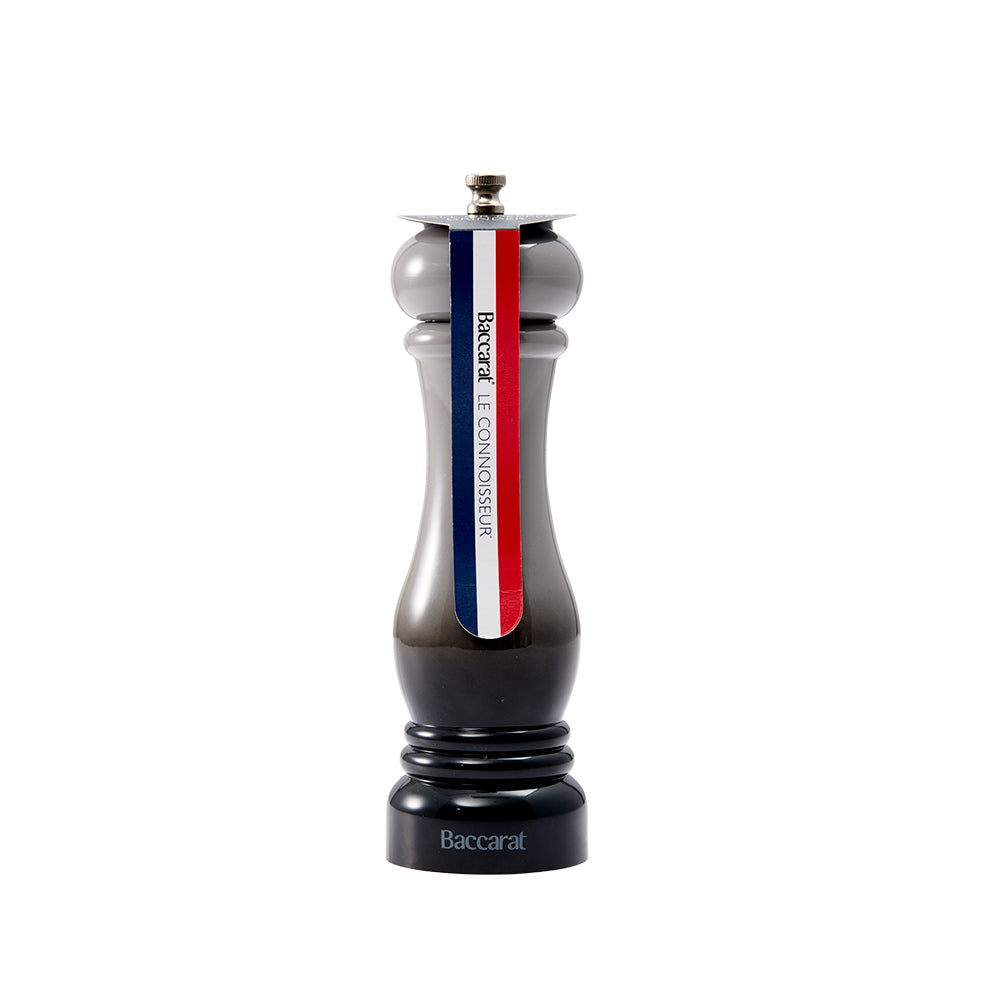 Baccarat Le Connoisseur Salt or Pepper Grinder - Limited Edition Smoke Grey at Robins Kitchen