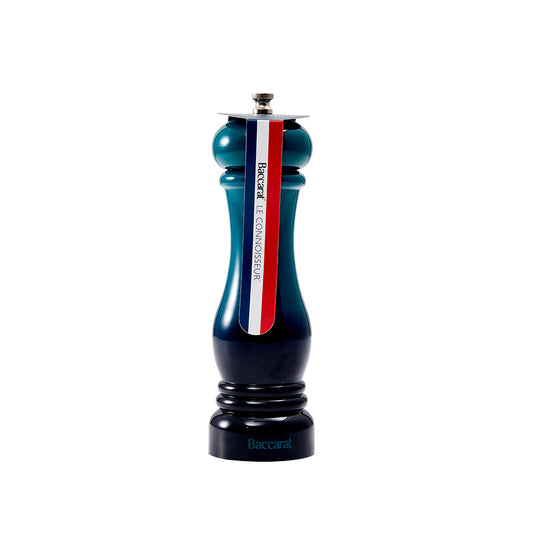 Baccarat Le Connoisseur Salt or Pepper Grinder - Limited Edition Lagoon Blue at Robins Kitchen