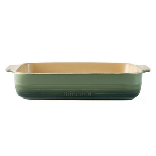 Baccarat Le Connoisseur Stoneware Lasagne Baking Dish 38cm Sage Green at Robins Kitchen