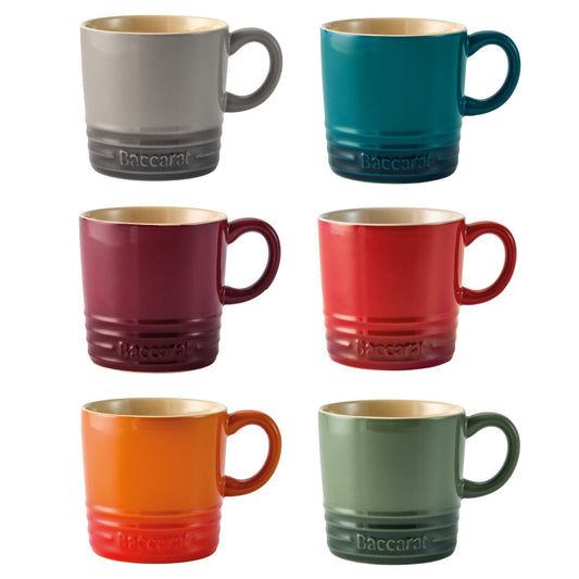 Baccarat Le Connoisseur Set of 6 Stoneware Mugs 350ml - Limited Edition at Robins Kitchen