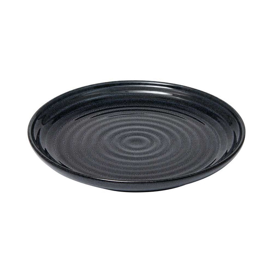 Alex Liddy Rustica Stoneware Plate 21cm in navy blue at Robins Kitchen