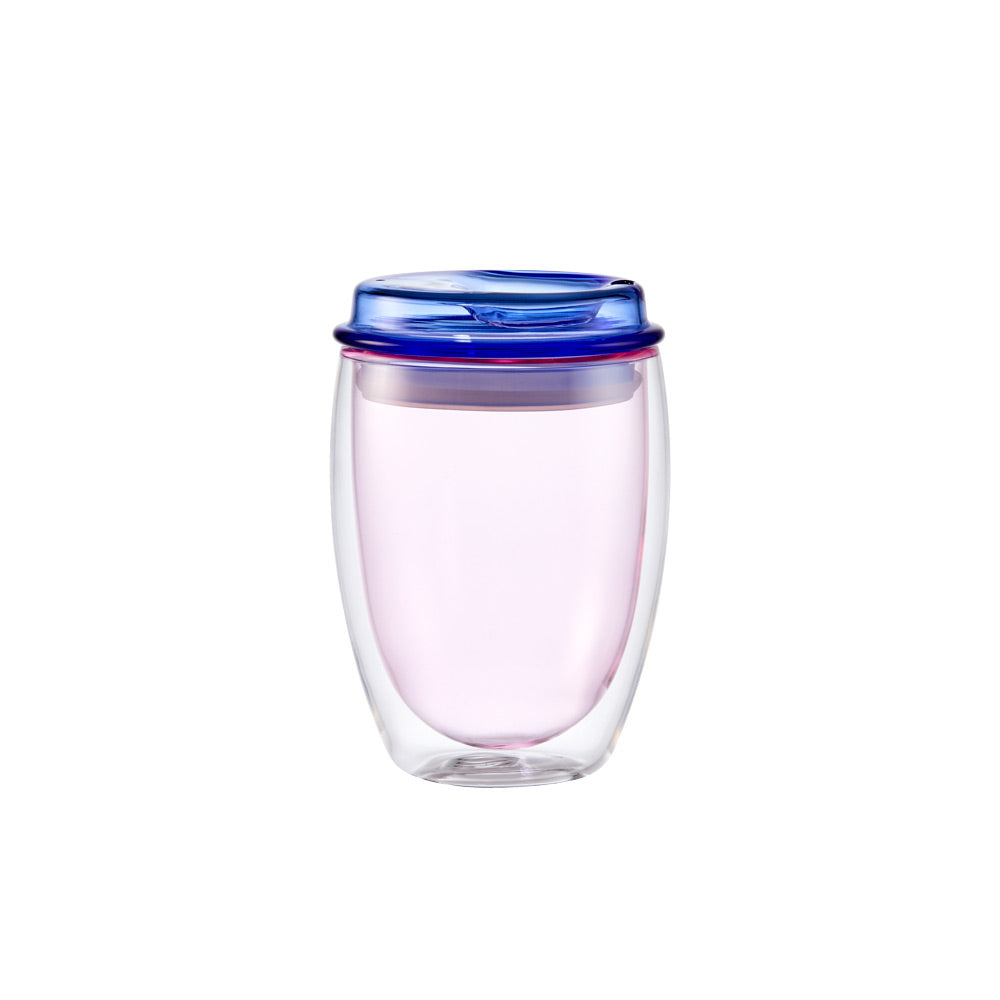 Alex Liddy Prisma Double Walled Glass Travel Mug 350ml - Robins Kitchen