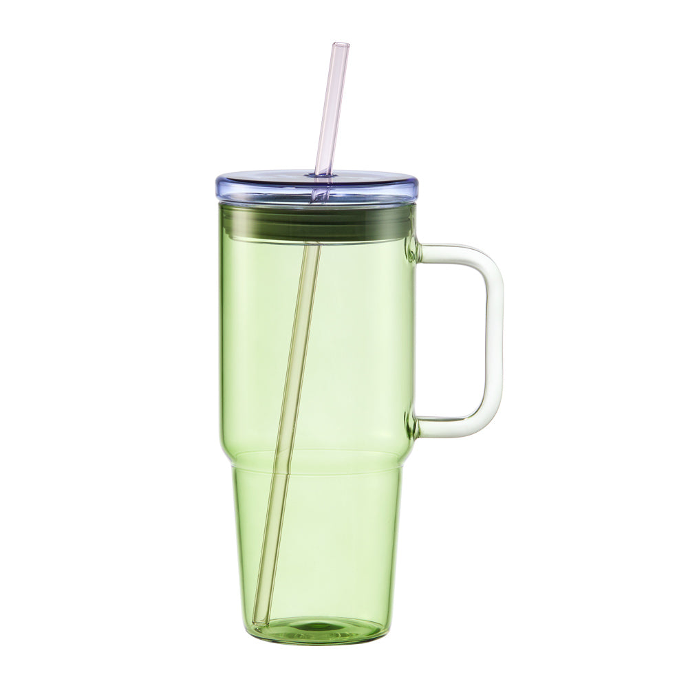 Alex Liddy Prisma Glass Tumbler 900ml Green - Robins Kitchen