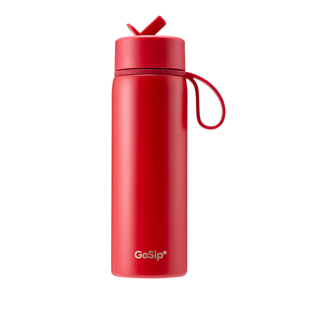 GoSip by h2 hydro2 Drink Bottle 600ml Pop red
