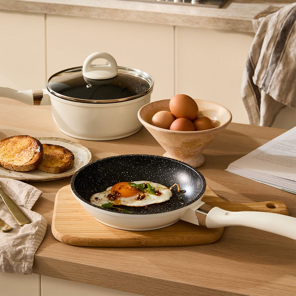 Baccarat STONE 10 Piece Cookware Set Cream