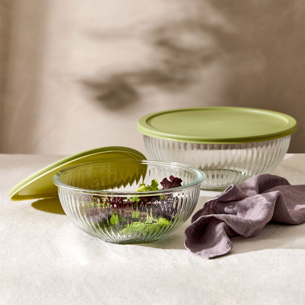 Alex Liddy Country Bloom Glass Nest Bowl Set of 2