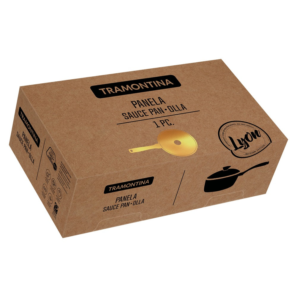 Tramontina Lyon Black Sauce Pan 20cm 2.8L