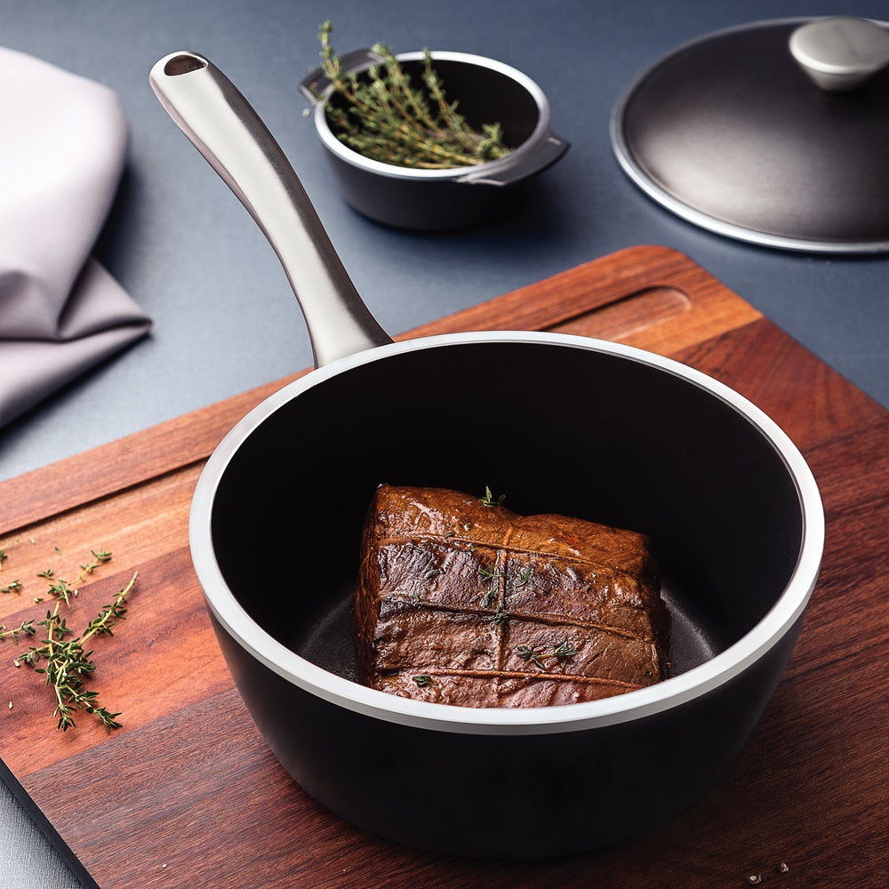 Tramontina Lyon Black Sauce Pan 20cm 2.8L