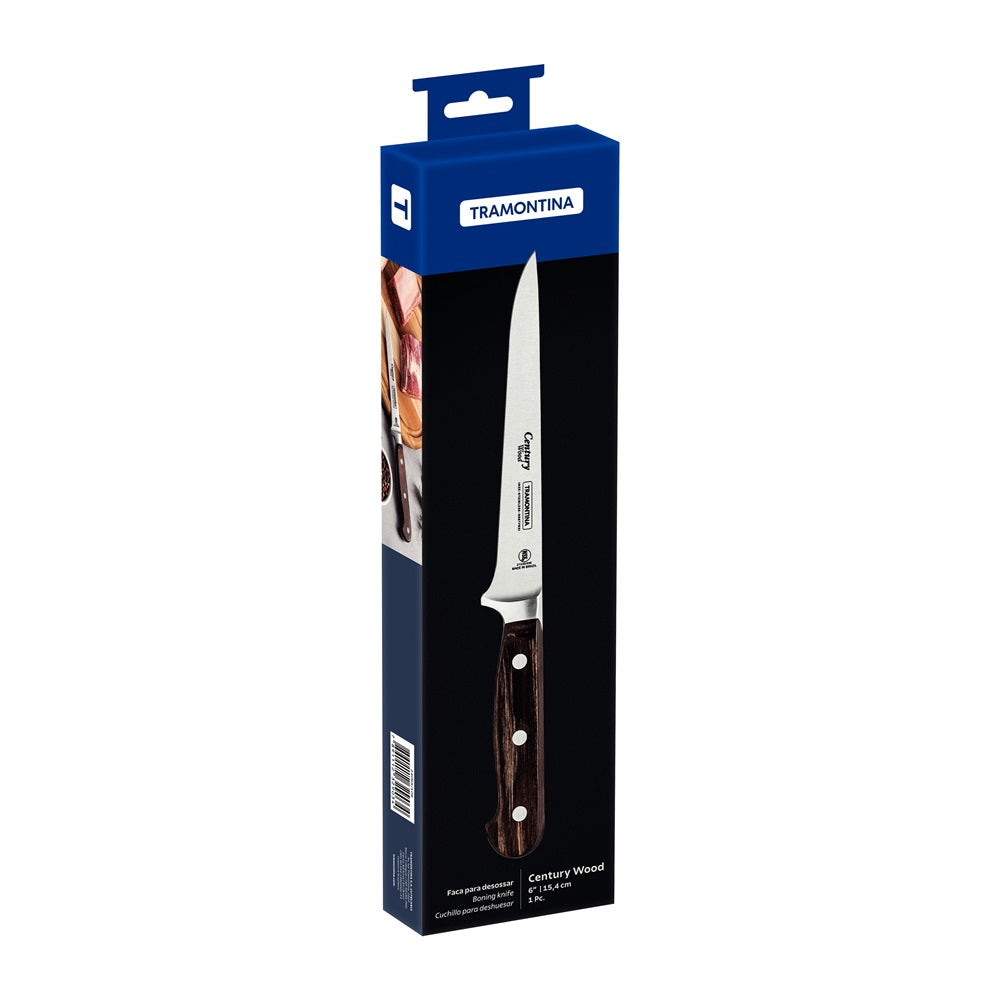 Tramontina Century Wood Forged Boning Knife 6 Inch - Robins Kitchen