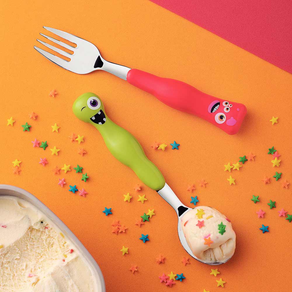 kids cutlery set with ice cream and star sprinkles- Robins Kitchen