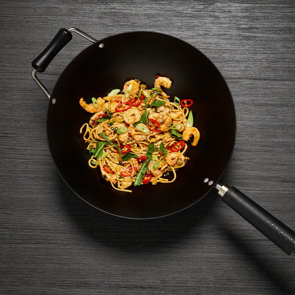 Ken Hom Excellence Carbon Steel Non Stick Wok