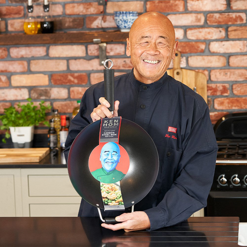 Ken Hom Excellence Carbon Steel Non Stick Wok