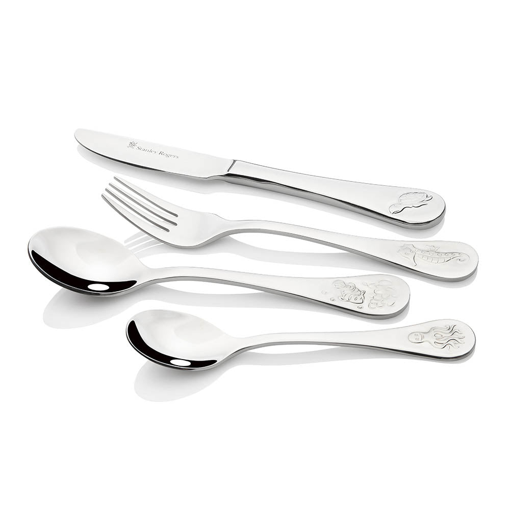 Stanley Rogers Stainless Steel 4 Piece Children's Cutlery Set