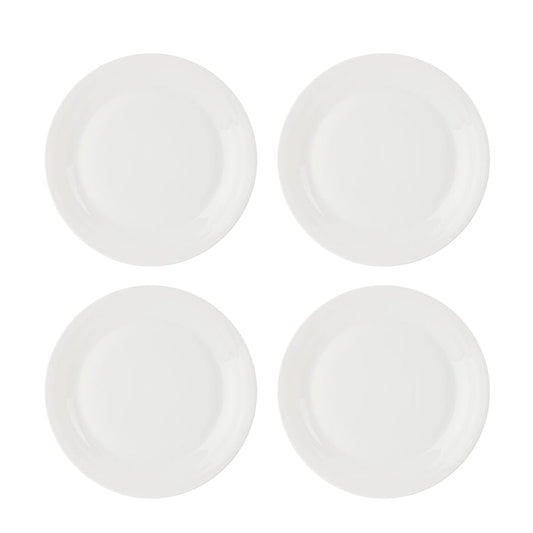 Royal Doulton 1815 Pure Set of 4 Dinner Plates 28cm White