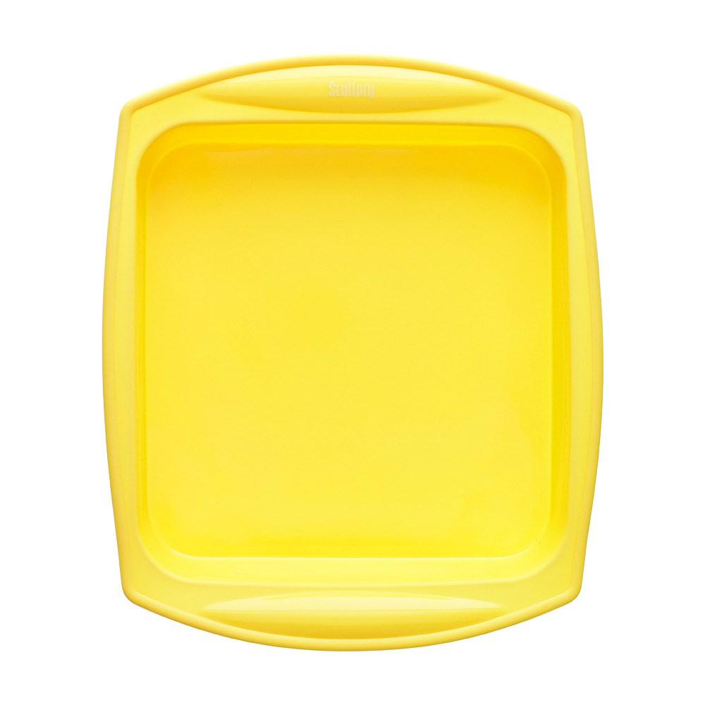Scullery Kolori Silicone Square Baking Pan Yellow